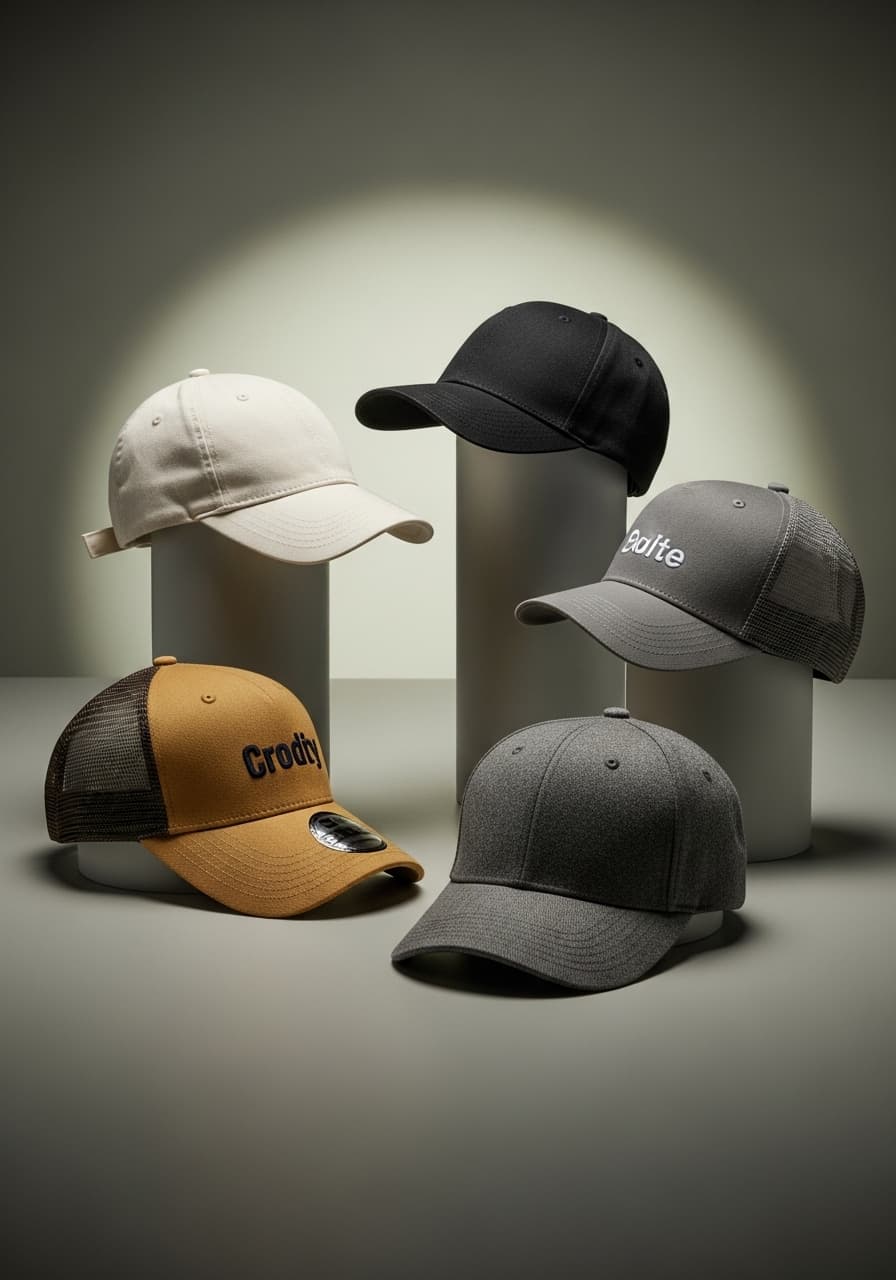 Five-Panel Cap, Trucker, Dad Hat