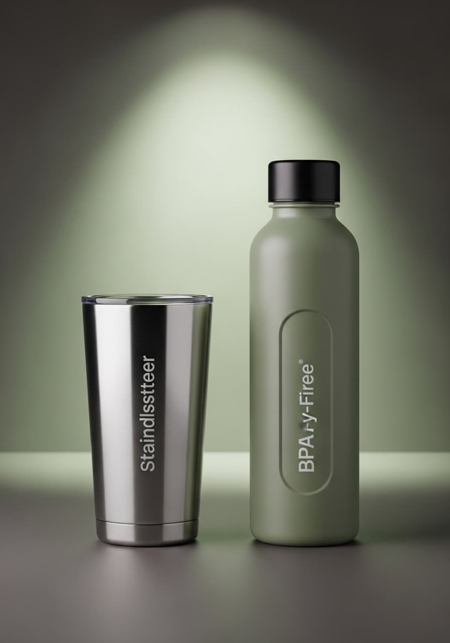 Reusable Cup and Water Bottle