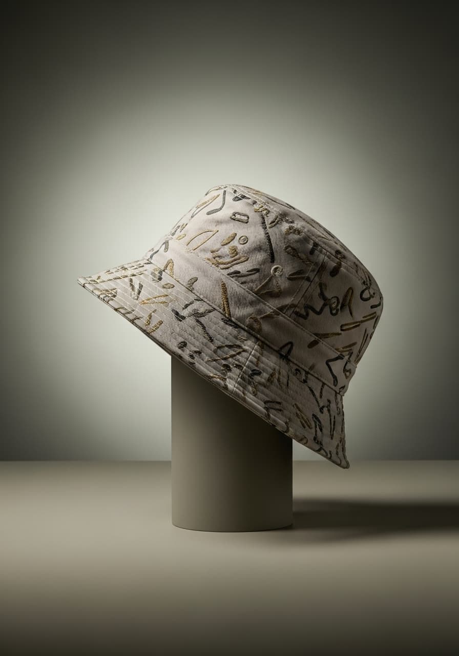 Bucket Hat (Printed and Embroidered)