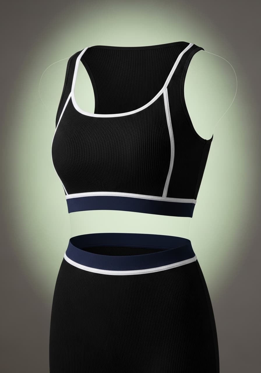 Crop Top and Longline Bra