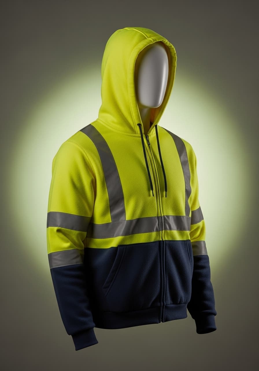 Hi-Vis Hoodie (Full Zip and Pullover)