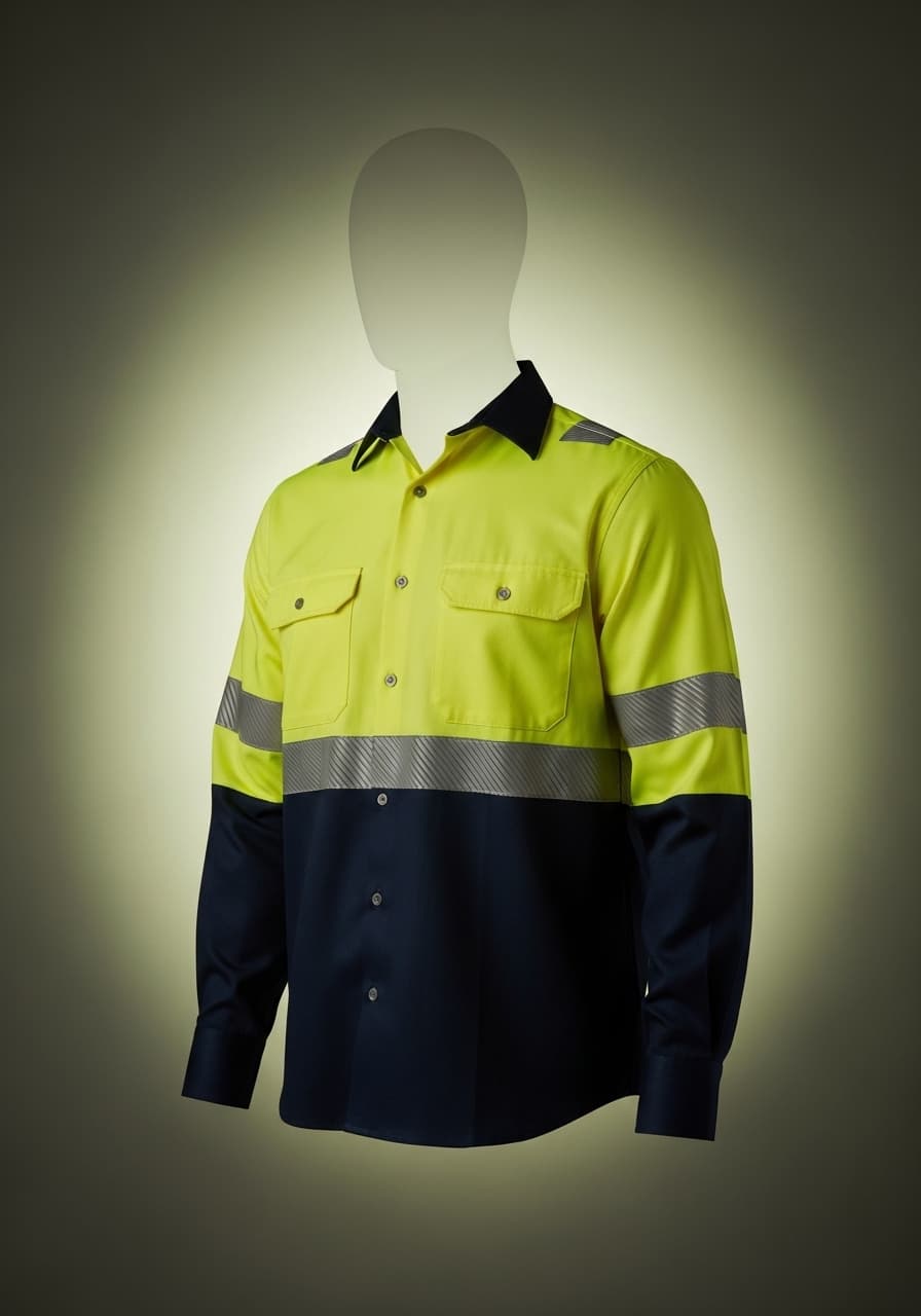 Hi-Vis Long Sleeve Work Shirt